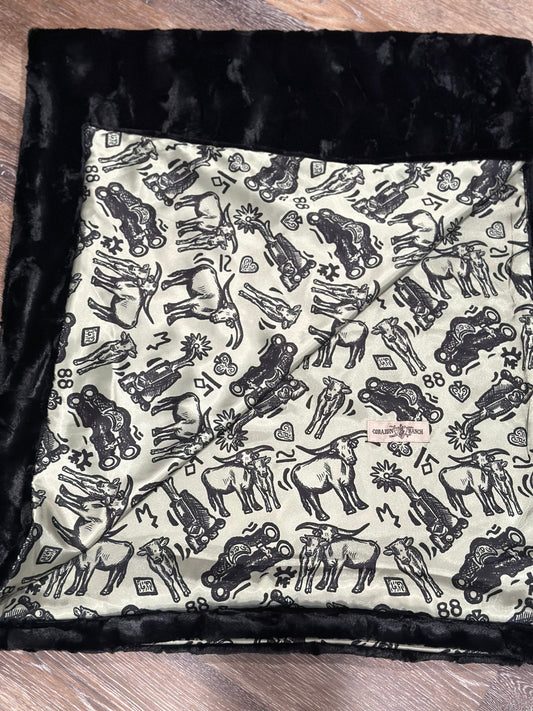 Ace Cow Blanket